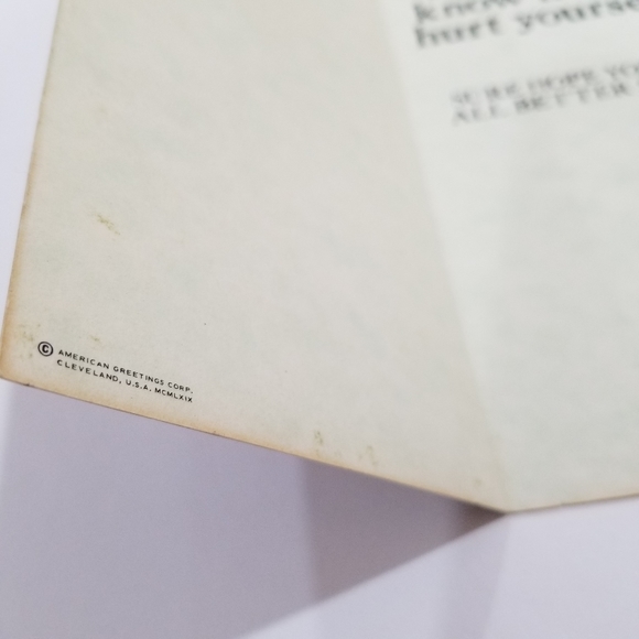 1969 Hi Brows American Greetings Vintage Card - Picture 4 of 8